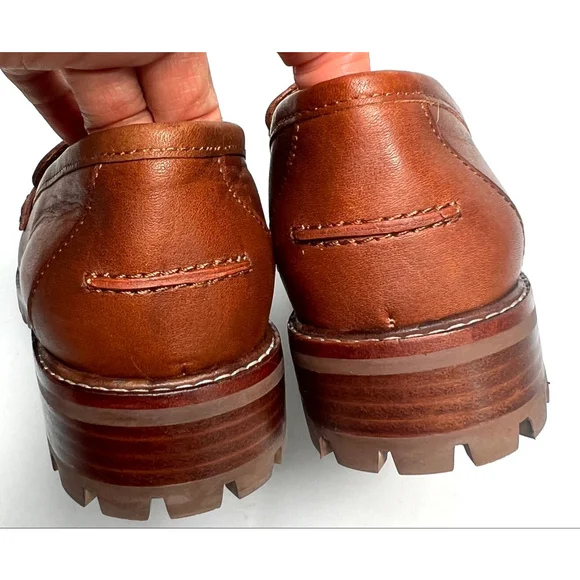 Madewell Chestnut Leather Flats - Picture 5 of 7